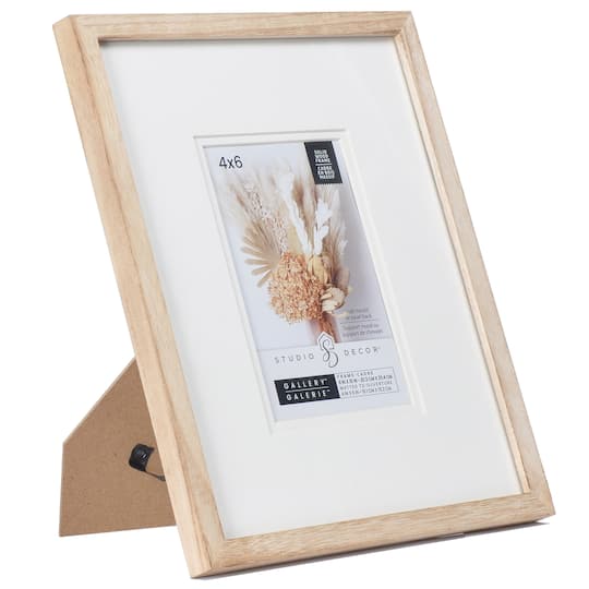 Gallery Natural Wood Frame with Mat by Studio Décor